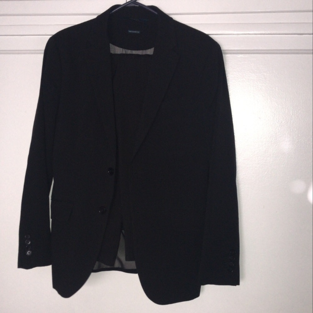 Perry ellis black suit